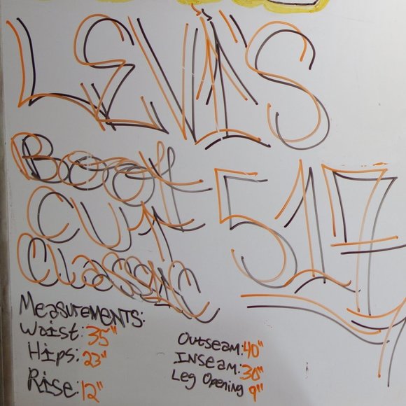 Levi's 517 *NWT* Measures 34x31.5" - Picture 9 of 16